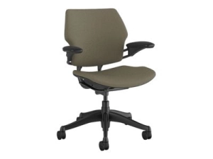 Humanscale Freedom - Chair - task - ergonomic - armrests - tilt - swivel - Corde 4 - driftwood F113GCF22-T
