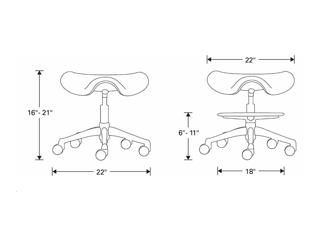 Humanscale Freedom - Stool - ergonomic - saddle - swivel - Corde 4 fabric - black F300GCF10FLHCSC
