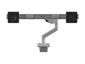 Humanscale M8.1 - Mounting kit (angled / dynamic link, VESA cover, VESA plate, crossbar, two-piece clamp mount with base) - adjustable M82CGS