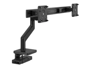 Humanscale M8.1 - Mounting kit (monitor arm) - for 2 LCD displays - black with black trim - mounting interface: 100 x 100 mm M81M33CBB2DNA