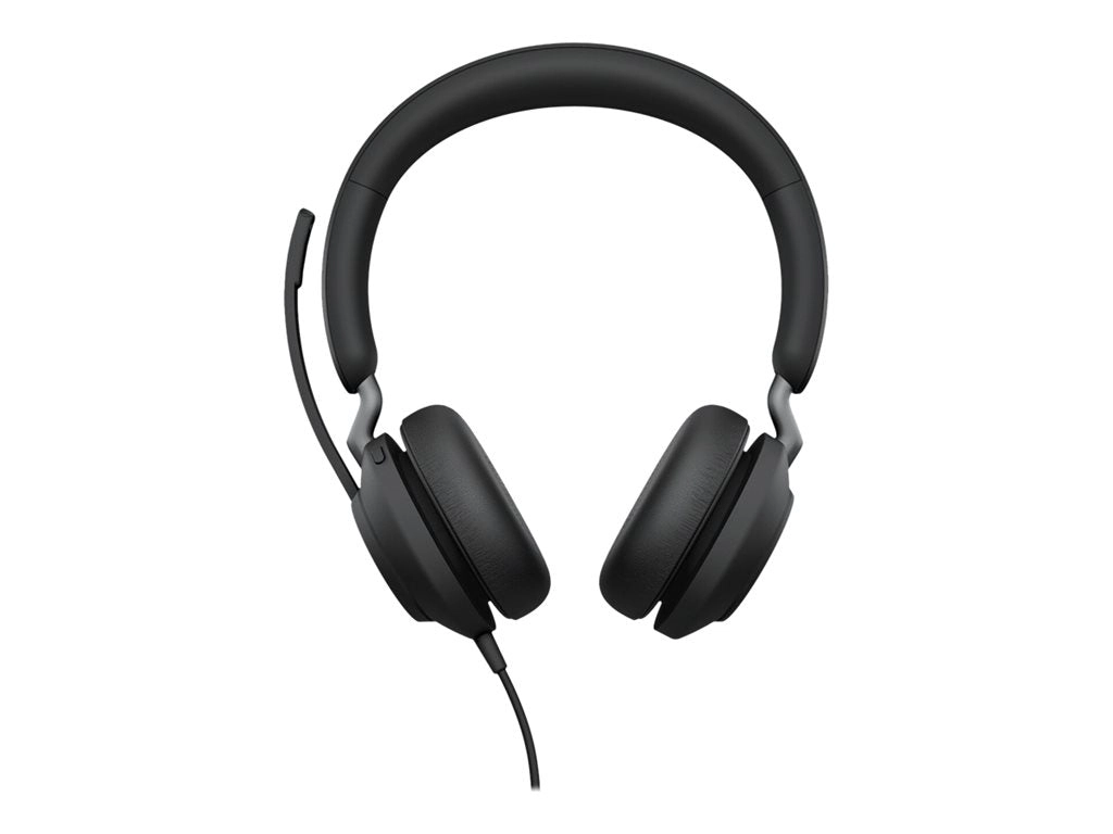 Jabra Evolve2 40 SE UC Stereo - Headset - on-ear - wired - USB-C - noise isolating - Optimized for UC 24189-989-889