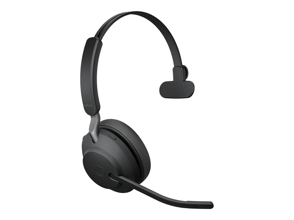 Jabra Evolve2 65 UC Mono - Headset - on-ear - convertible - Bluetooth - wireless - USB-C - noise isolating - black 26599-889-899