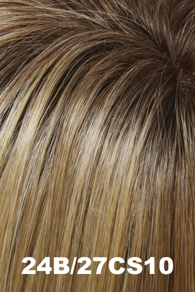 Jon Renau Toppers - EasiPart XL French 12" (#753) - Remy Human Hair