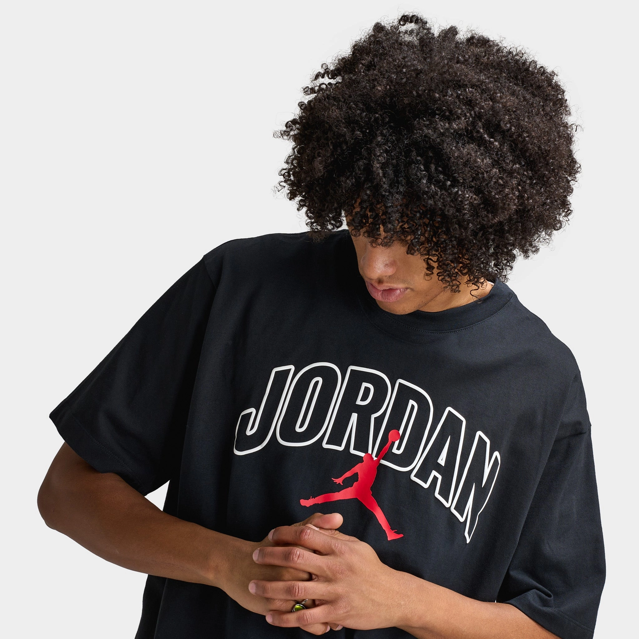 Jordan Graphic T-Shirt Black / Sail - Gym Red