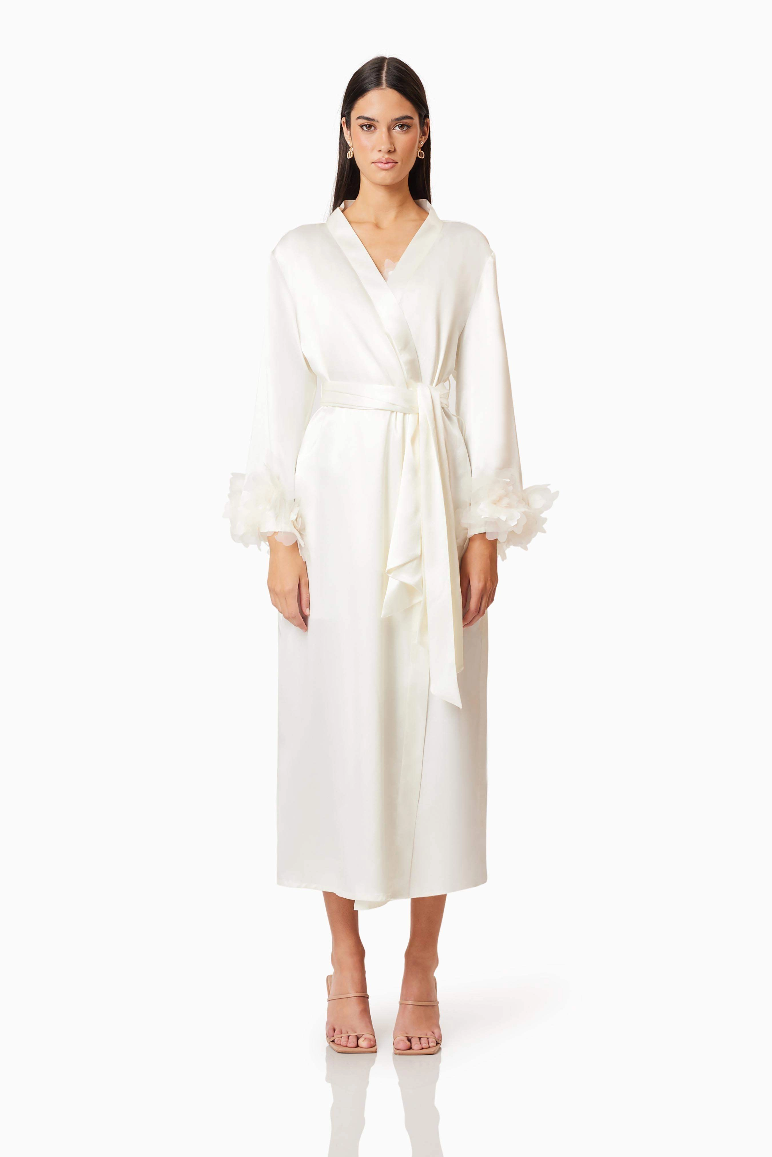Katalina Robe in White