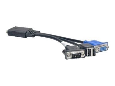 Lenovo - Keyboard / video / mouse (KVM) cable - USB, DB-9, HD-15 (VGA) - for NeXtScale nx360 M4 5455 00Y8366