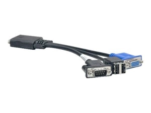 Lenovo - Keyboard / video / mouse (KVM) cable - USB, DB-9, HD-15 (VGA) - for NeXtScale nx360 M4 5455 00Y8366