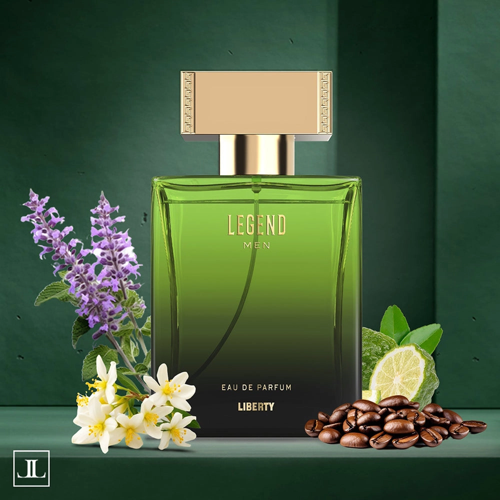 Liberty Luxury Legend Perfume for Men (100ml/3.4Oz), Eau De Parfum (EDP), Crafted in France, Long Lasting Smell, Oriental & Woody notes.
