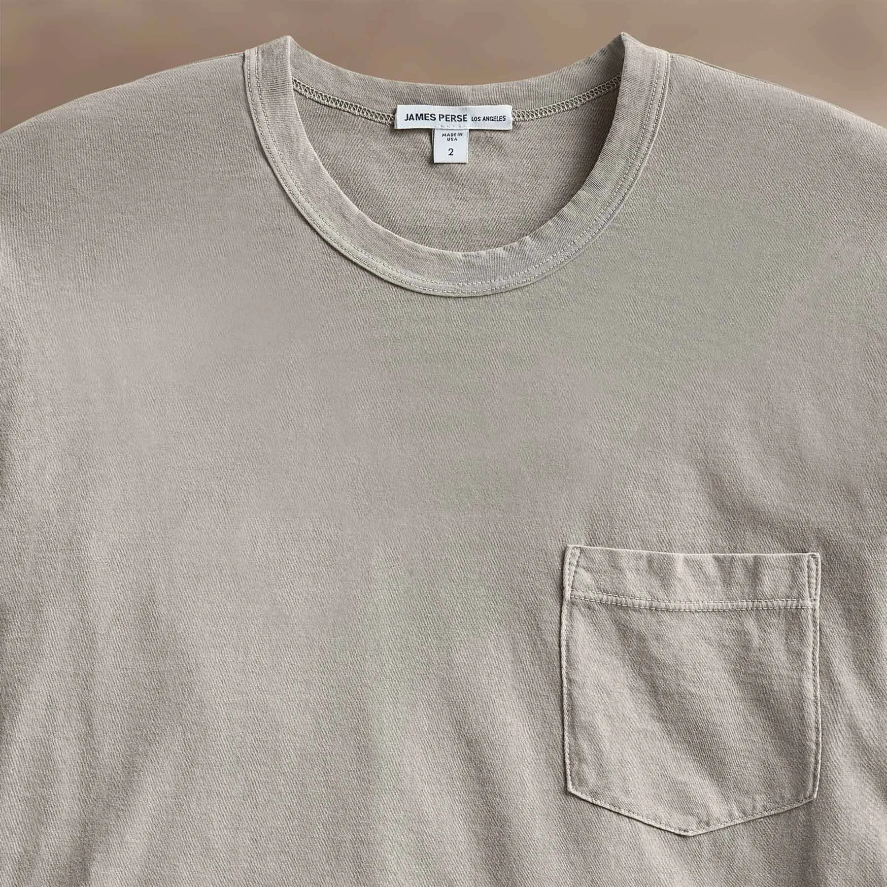 Lightweight Jersey Pocket Tee - Salt Pigment