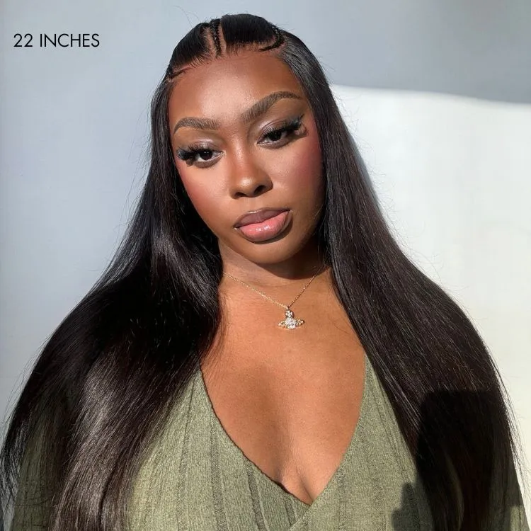 Luvme Hair Pre-Braided Style Pre-Knotless PartingMax Glueless 7x6 HD Lace Silky Straight Long Wig Pre-Cut Lace