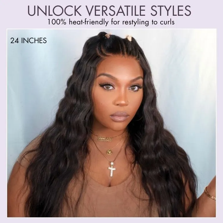 Luvme Hair Pre-Braided Style Pre-Knotless PartingMax Glueless 7x6 HD Lace Silky Straight Long Wig Pre-Cut Lace