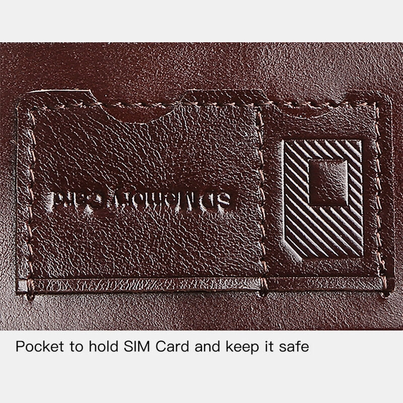 Men Genuine Leather Retro Bifold Thick RFID Anti-theft Card Holder Coin Purse Money Clip Cowhide Wallet