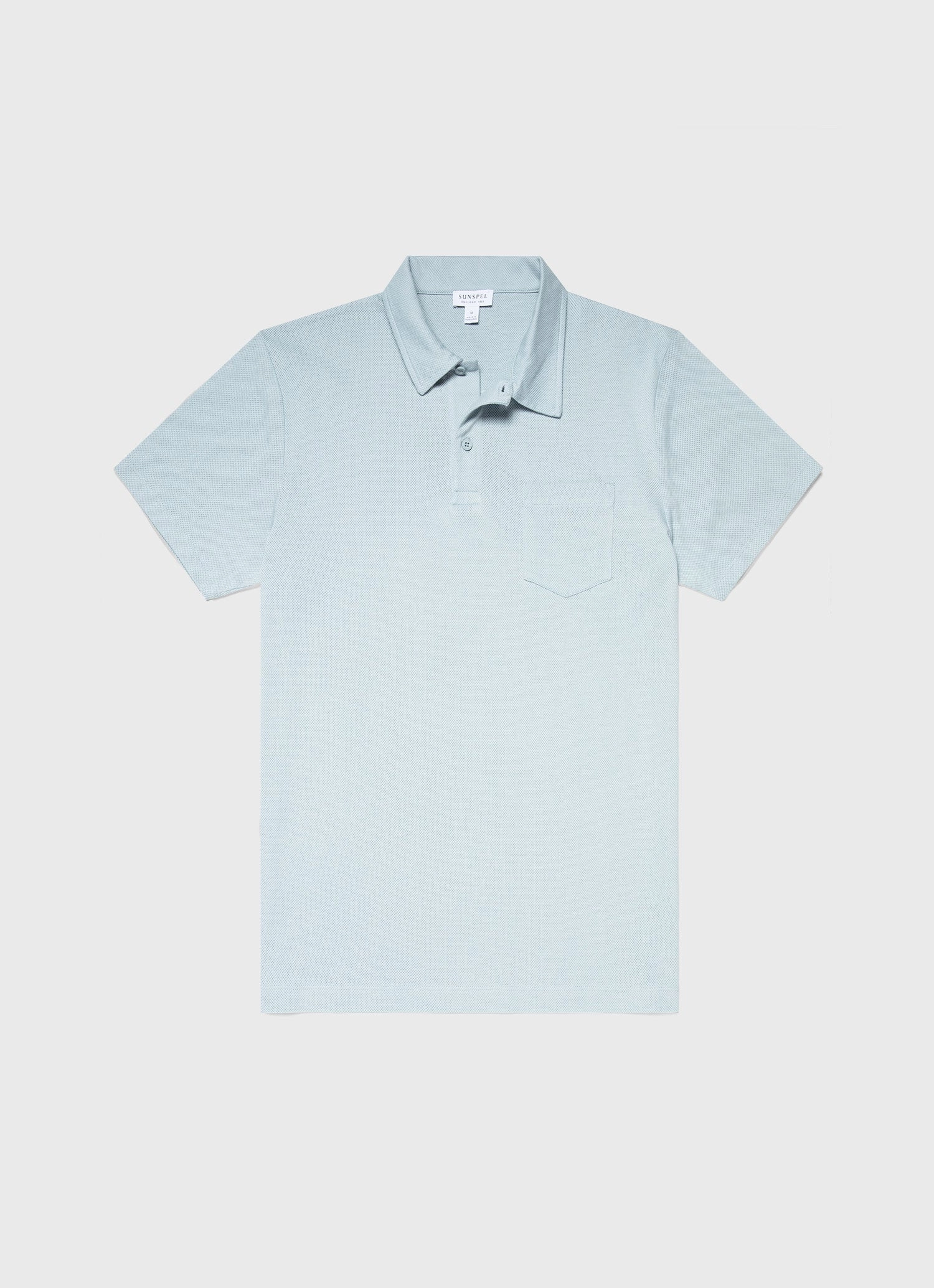 Men's Riviera Polo Shirt in Blue Sage