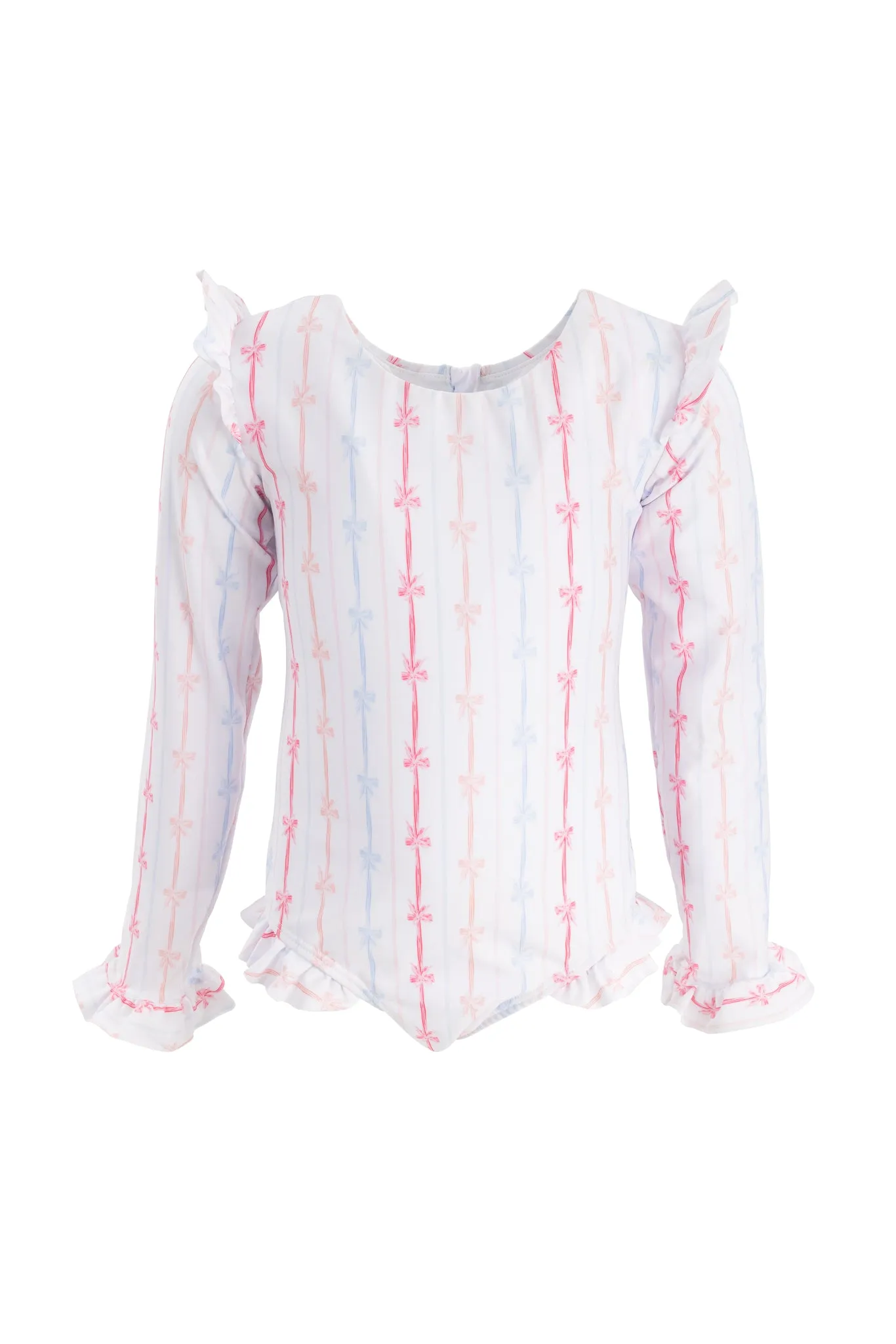 Mini Bella Rash Guard in Breea Bow