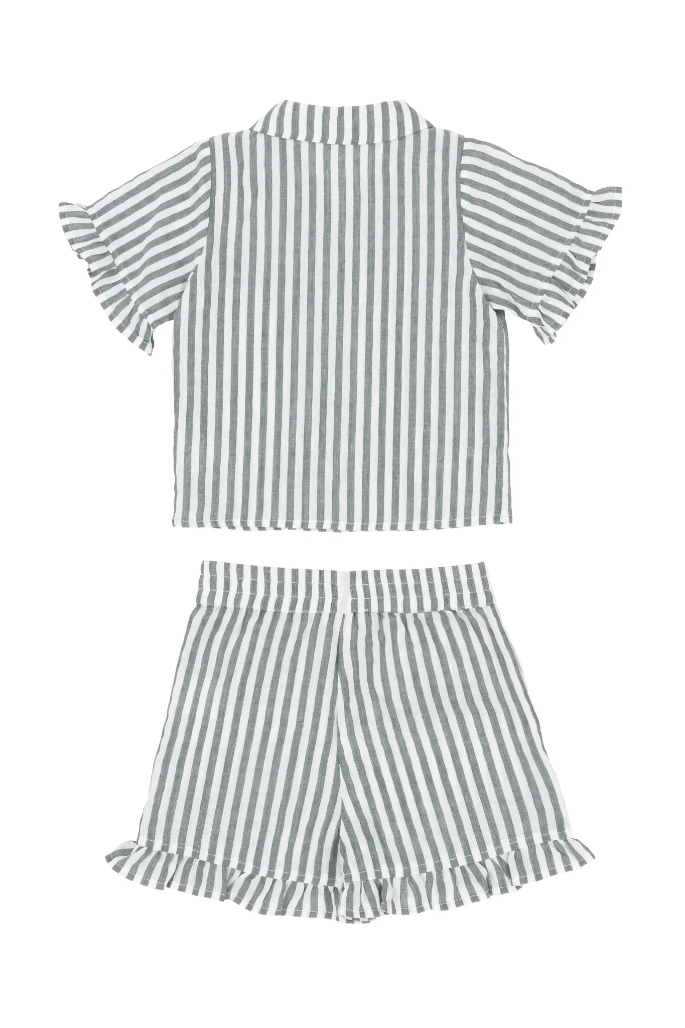 Mini Zuma Set in Green Stripe