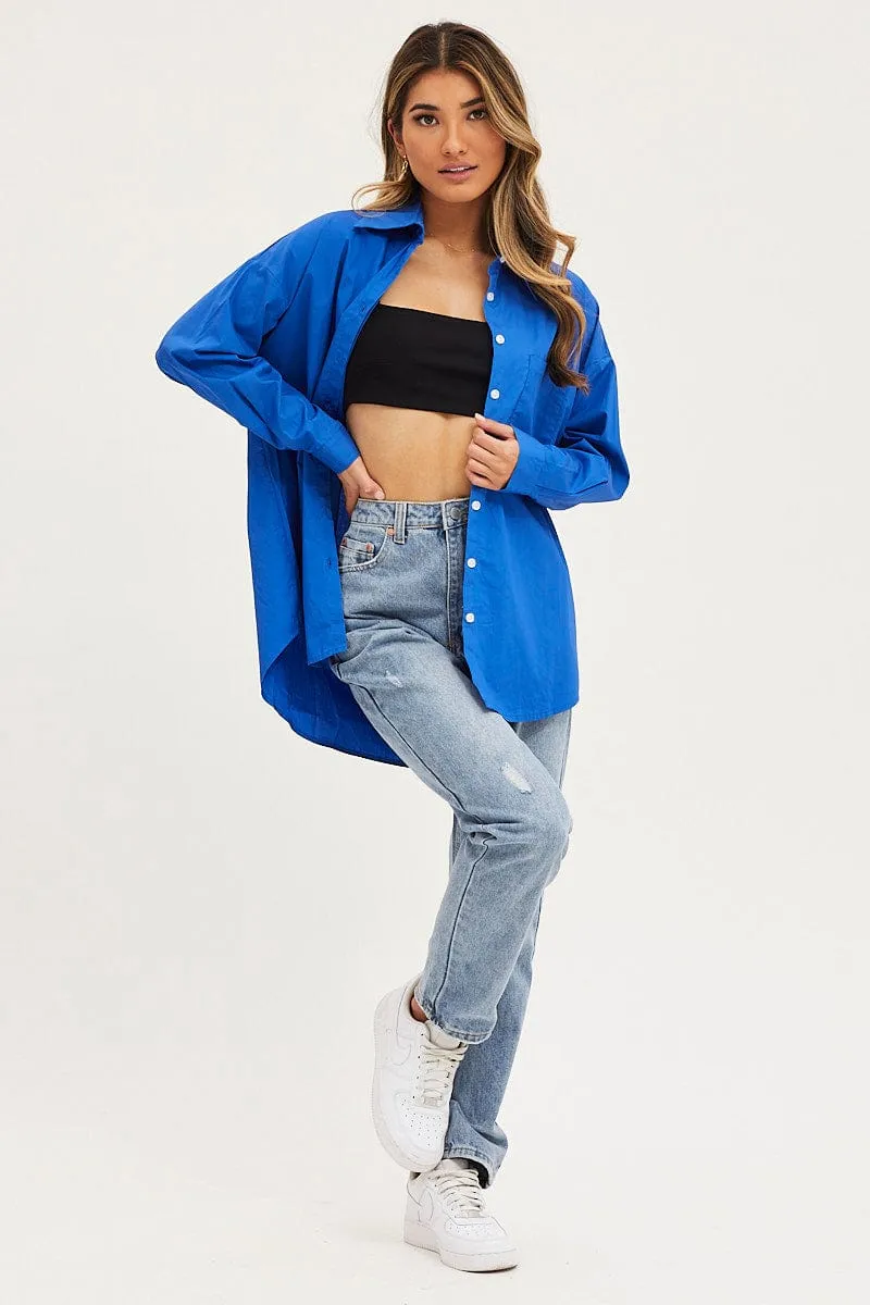 Navy Long Sleeve Shirt