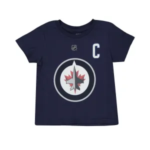 NHL - Kids' (Toddler) Winnipeg Jets Blake Wheeler Flat Captain Short Sleeve T-Shirt (HK5T1HC00H01 WNPBW-NVY)
