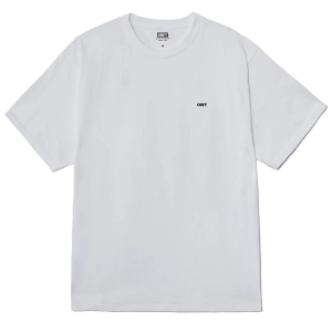 Obey Icon Stencil Flame White