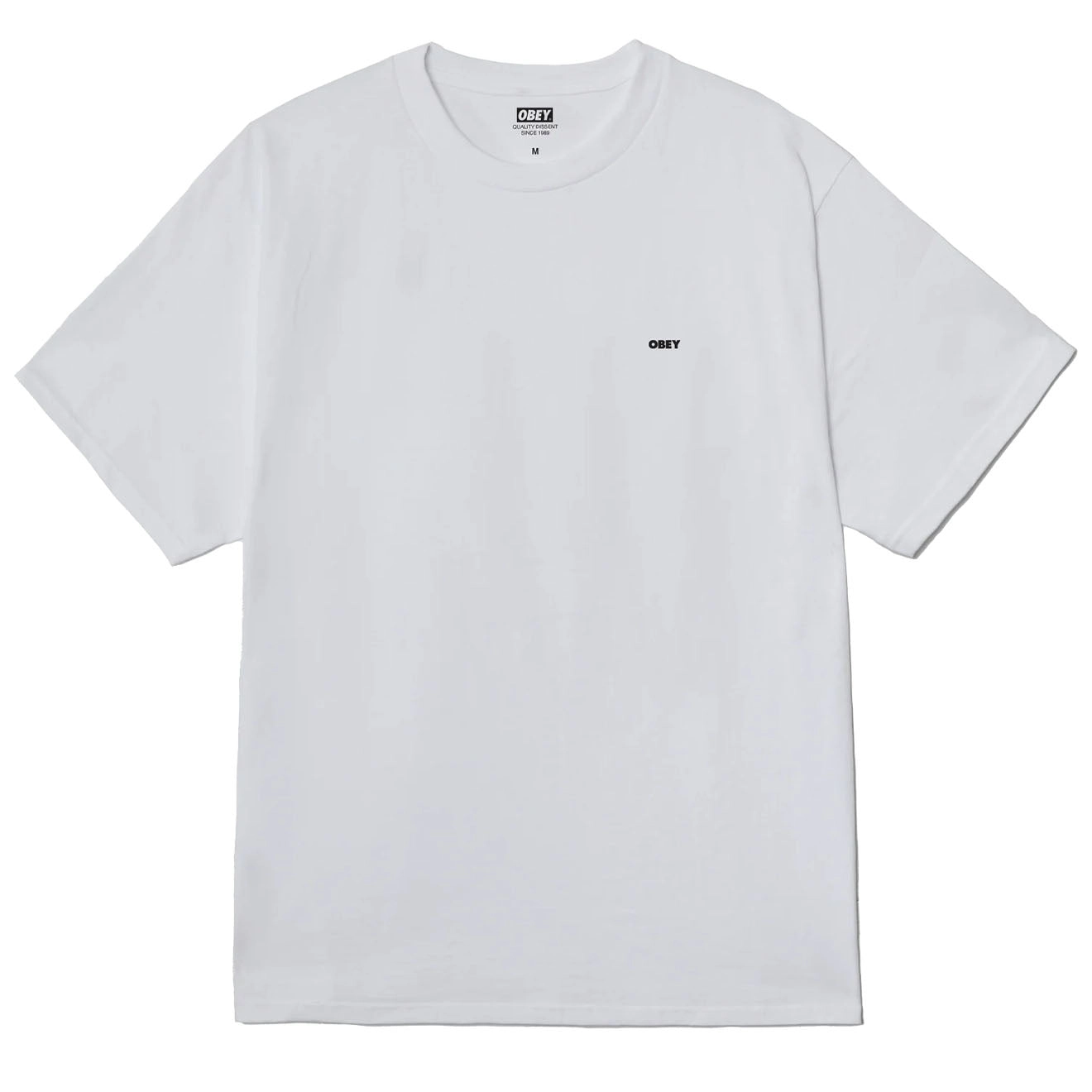 Obey Icon Stencil Flame White
