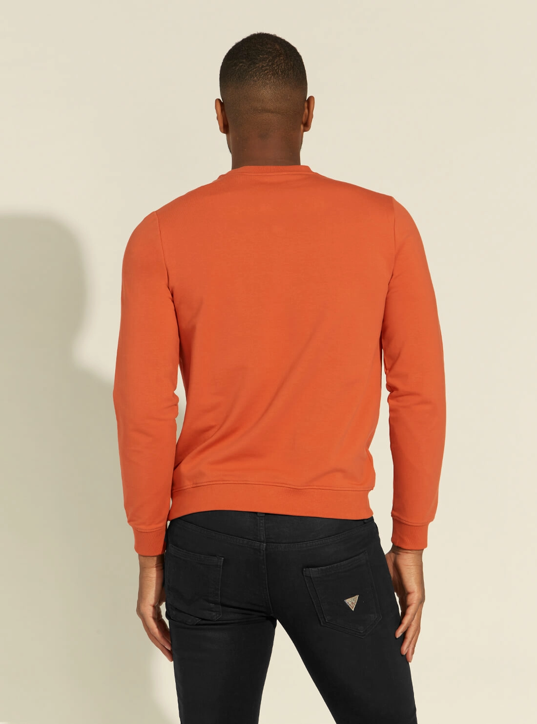 Orange Audley Fleece Jumper