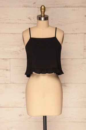 Pabianice Black | Crop Top