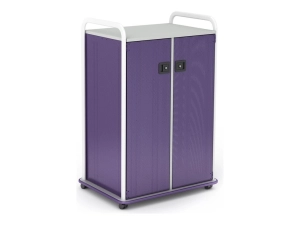 Paragon A&D Crossfit Storage - Trolley - 14 drawers - 4 shelves - 2 doors - 16 gauge tubular steel, TFM - frost, orangesicle, CFD42WD17CO-918XZX