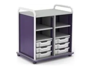 Paragon A&D Crossfit Storage - Trolley - 7 drawers - 2 shelves - 16 gauge tubular steel, TFM CFS42OF17CO-918YZY