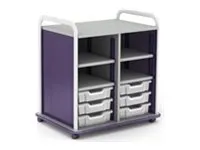 Paragon A&D Crossfit Storage - Trolley - 7 drawers - 2 shelves - 16 gauge tubular steel, TFM CFS42OF17CO-918YZY