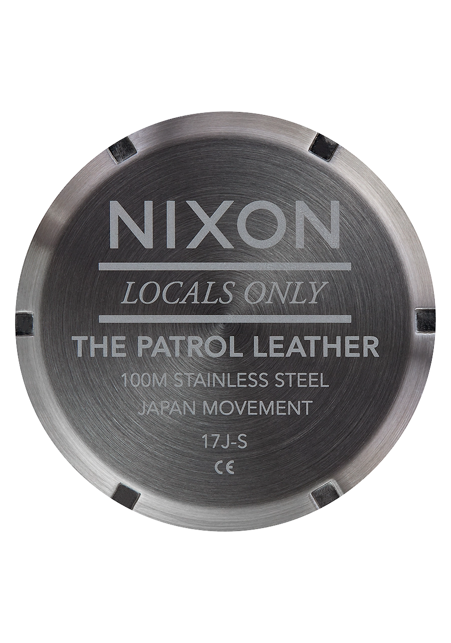 Patrol Leather - Gunmetal / Gold
