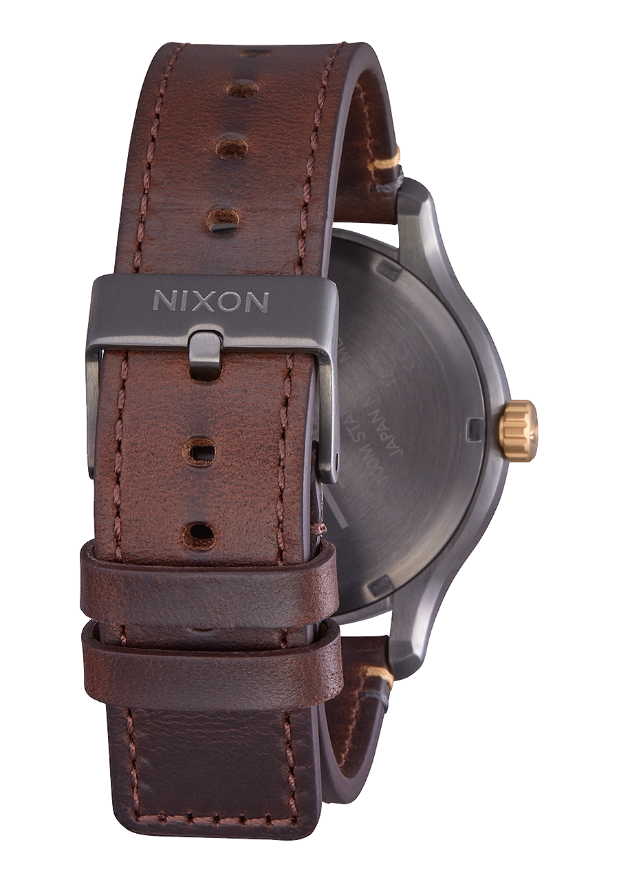 Patrol Leather - Gunmetal / Gold