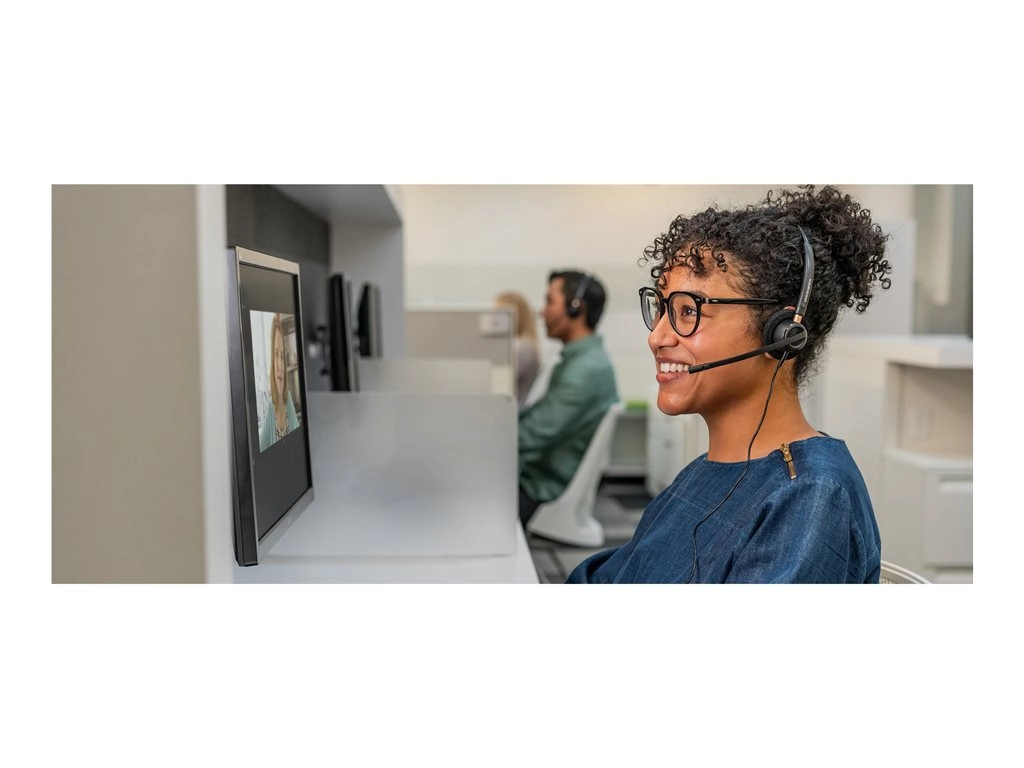 Poly EncorePro 545 - EncorePro 500 series - headset - on-ear - convertible - wired - USB-A - black - Certified for Skype for 783R4AA