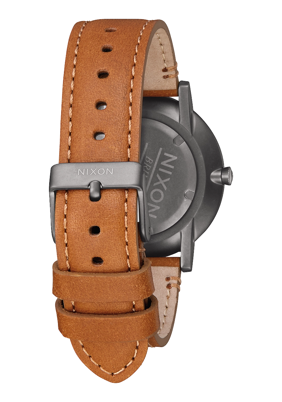 Porter Leather - Gunmetal / Charcoal / Taupe