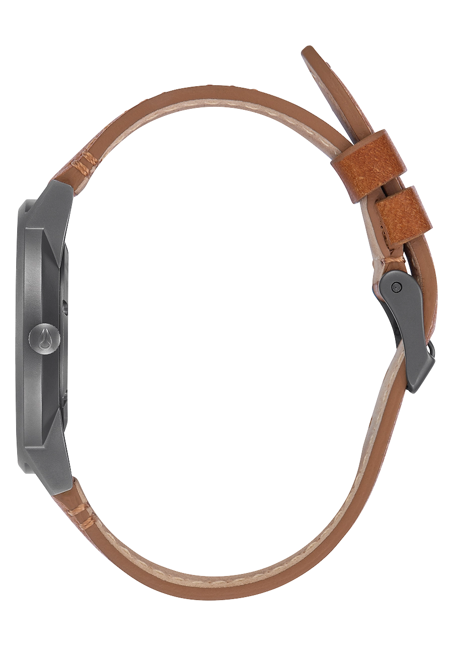 Porter Leather - Gunmetal / Charcoal / Taupe