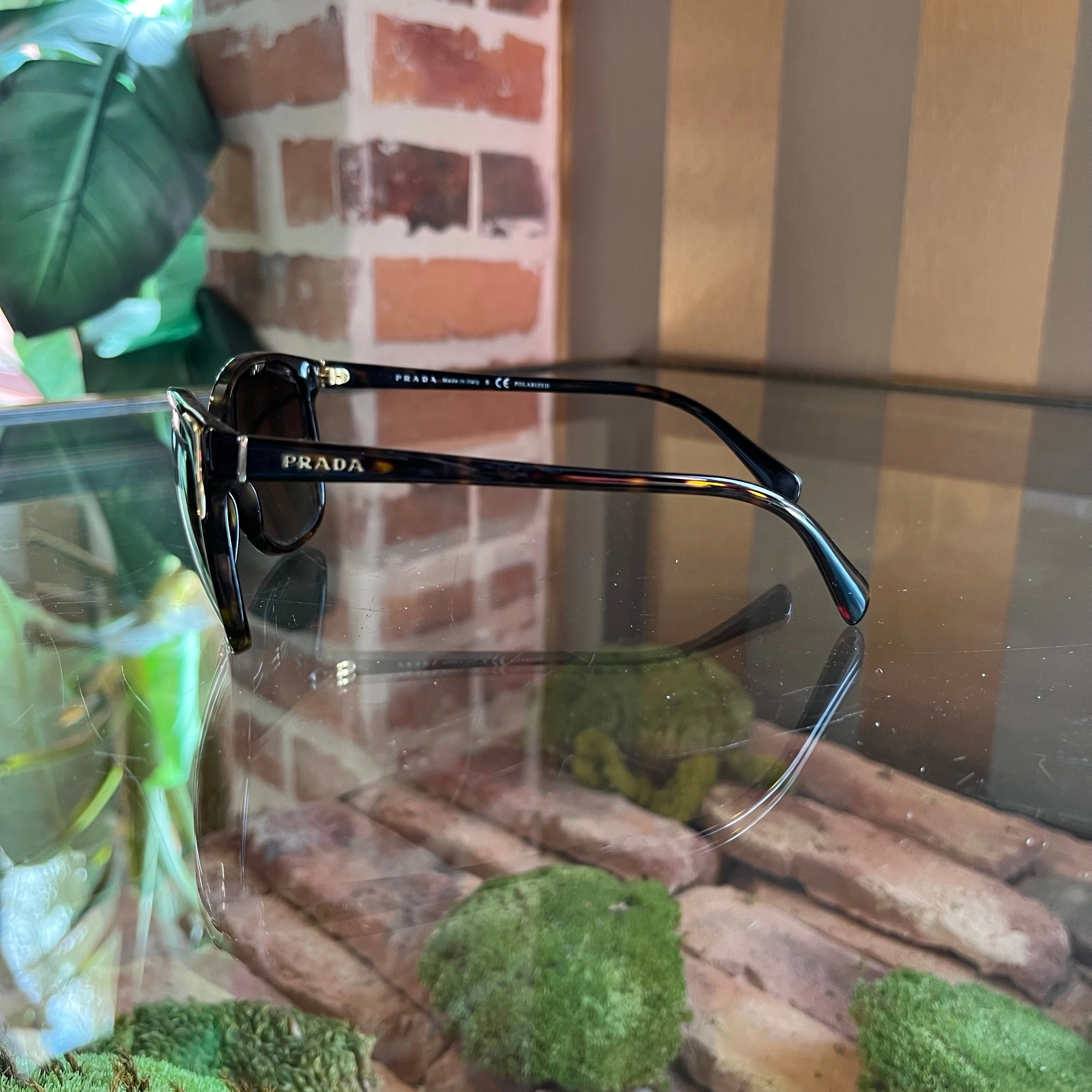 PRADA SPR010 Tortoise Sunglasses Polarized