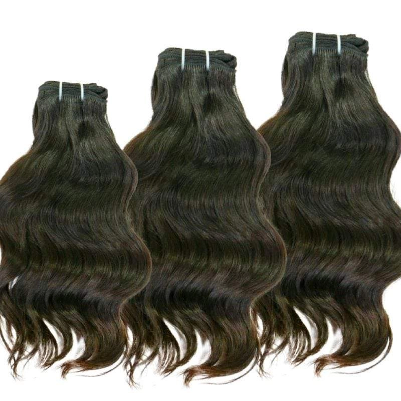 Raw Indian Wavy Human Hair Bundle Deal