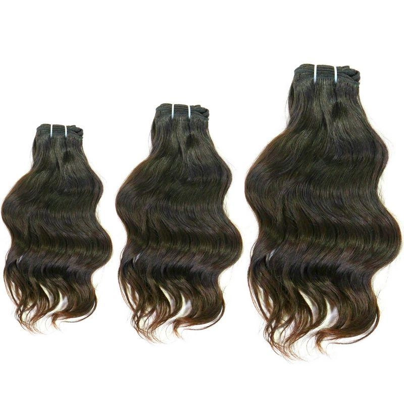 Raw Indian Wavy Human Hair Bundle Deal