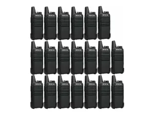 Retevis RT22 - Portable - two-way radio - FRS - 16-channel - black (pack of 20) FA9121AX10-C9018A