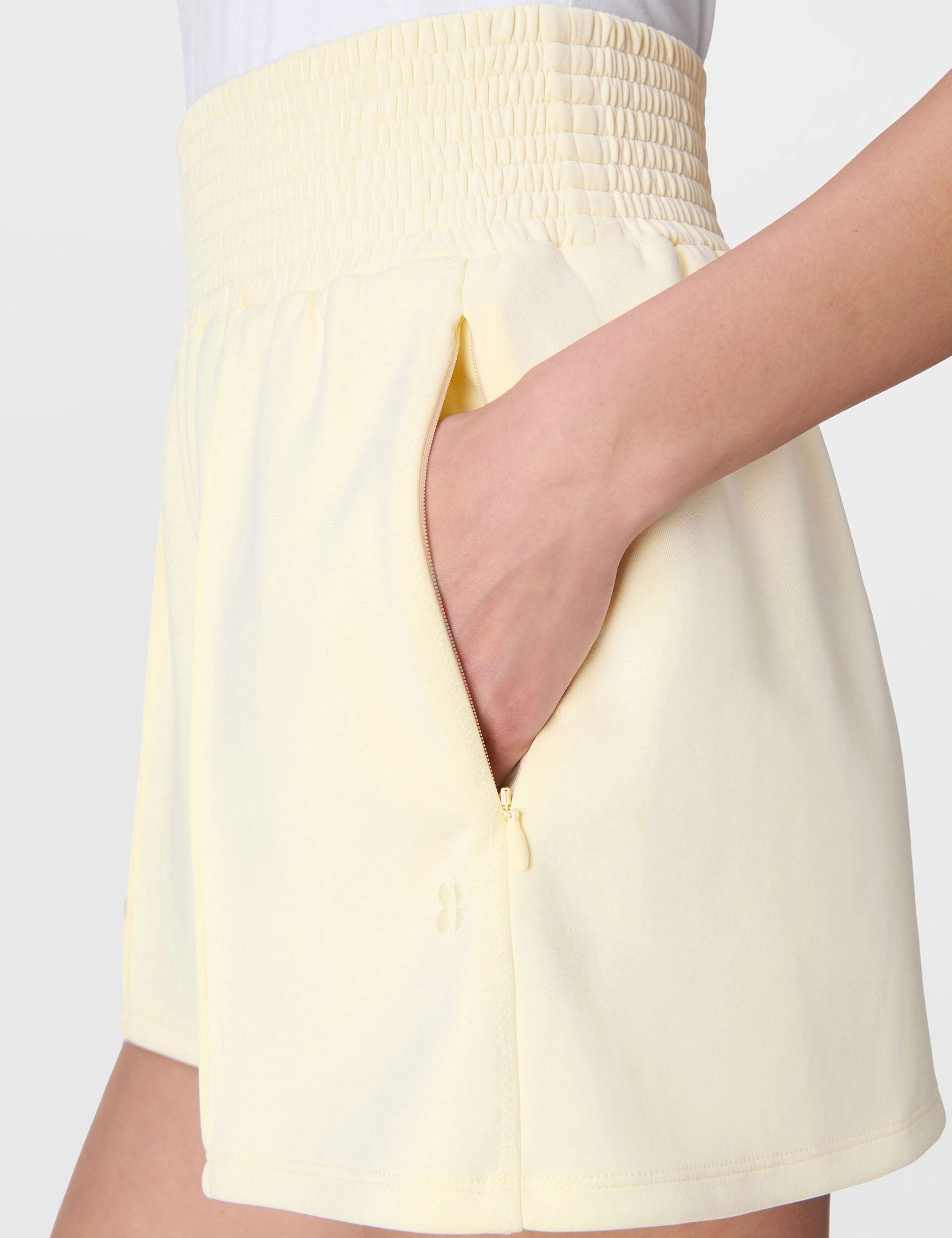 Sand Wash CloudWeight Shorts - Buttercream Yellow