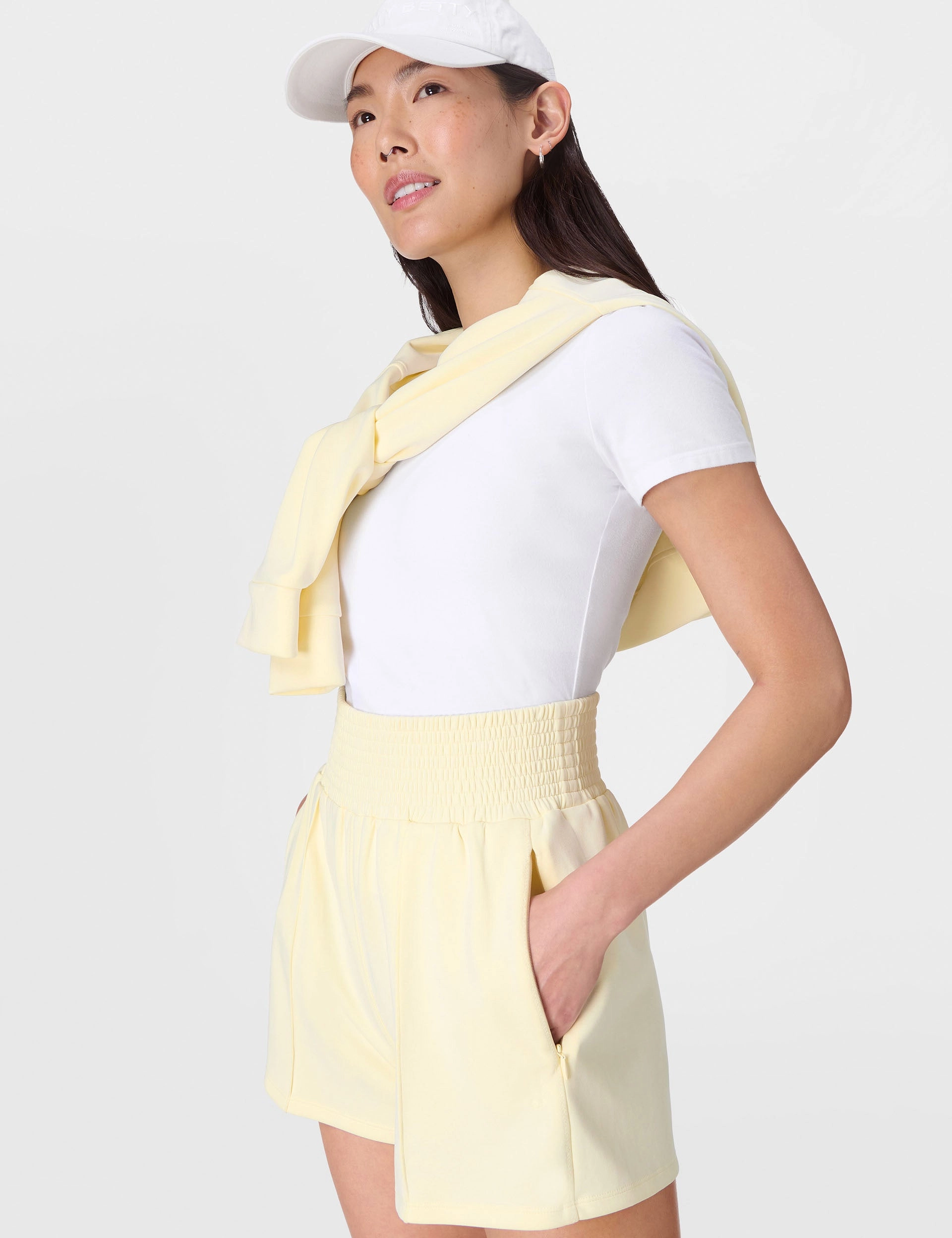 Sand Wash CloudWeight Shorts - Buttercream Yellow