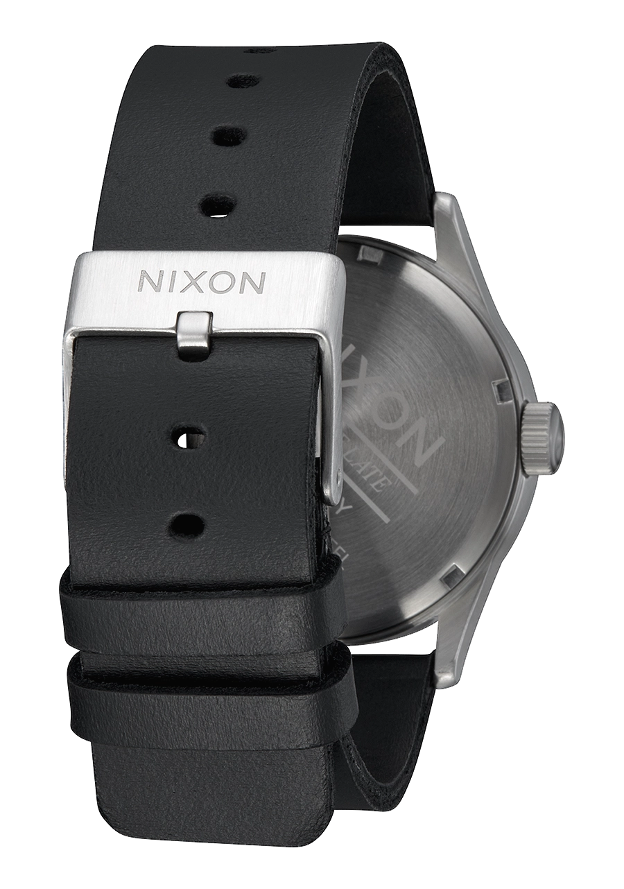 Sentry Leather - All Silver / Black