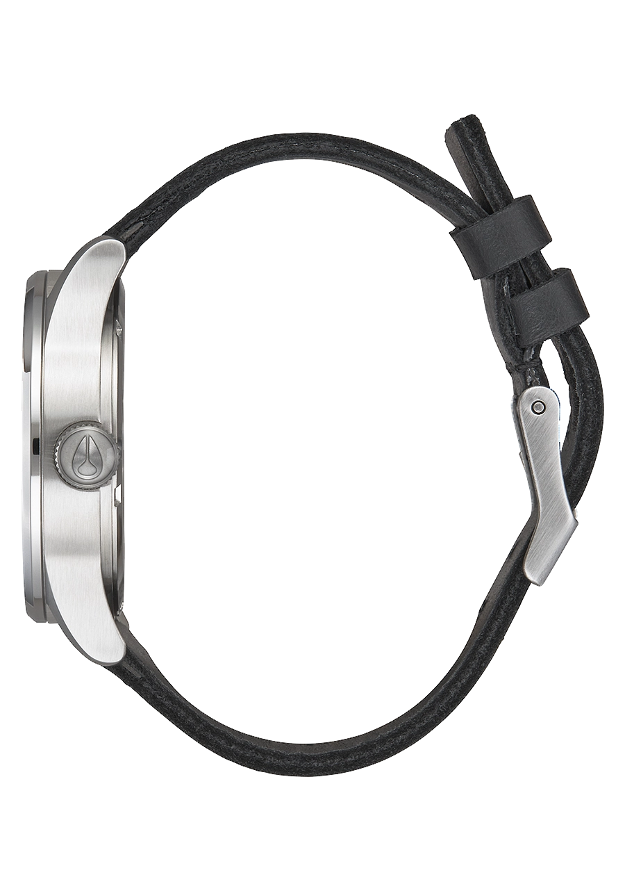 Sentry Leather - All Silver / Black