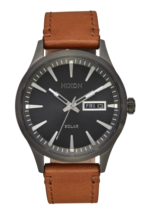 Sentry Solar Leather - Gunmetal