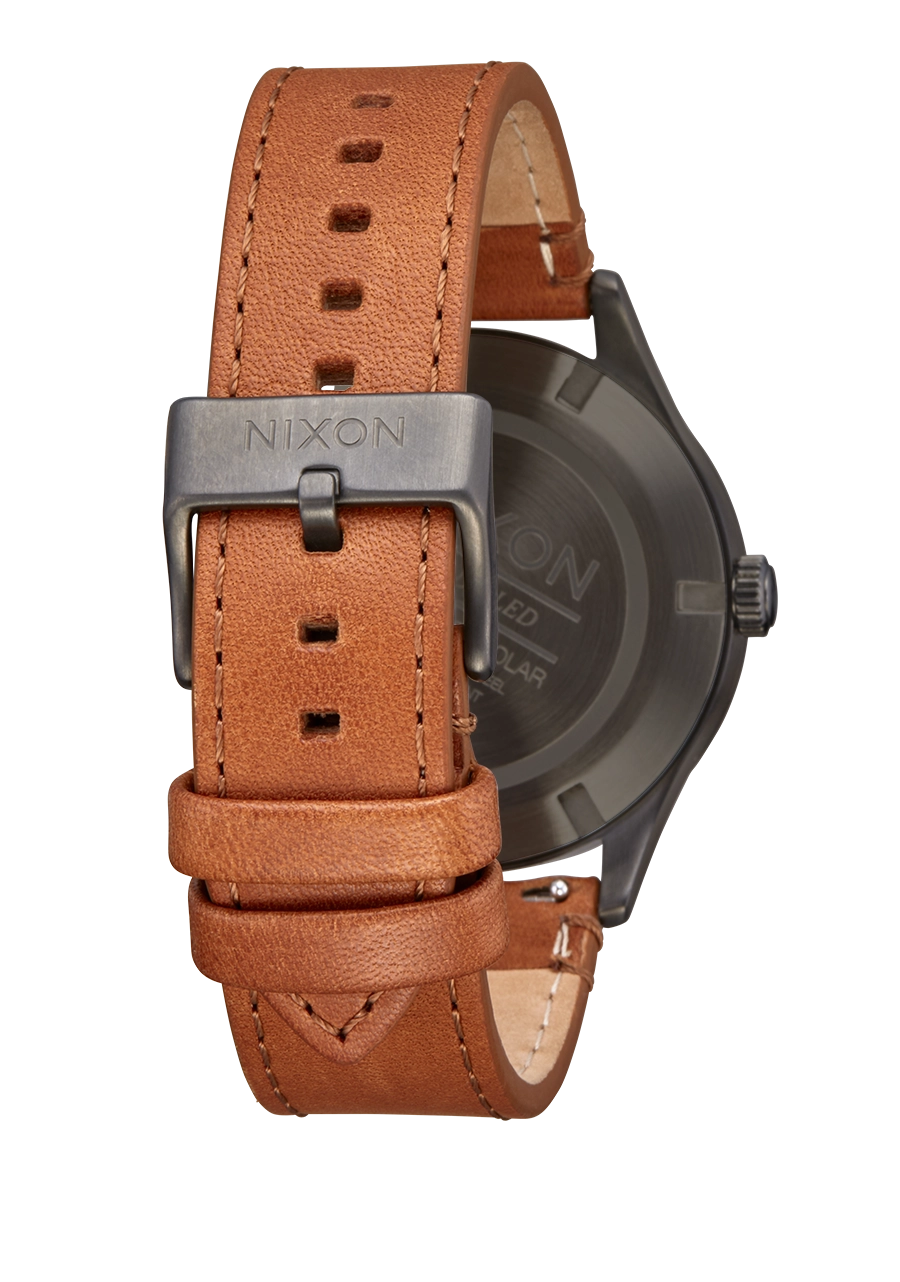 Sentry Solar Leather - Gunmetal