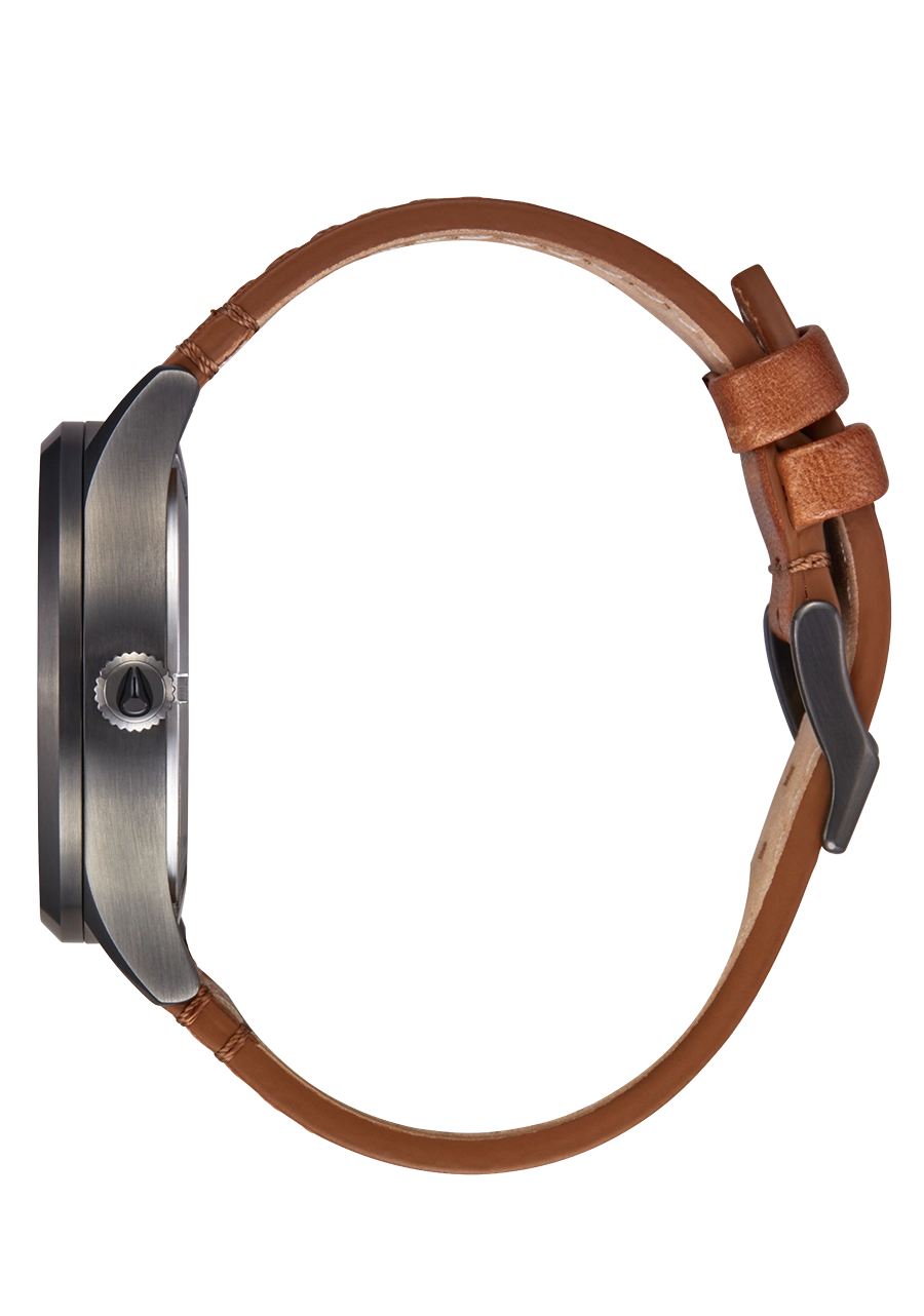 Sentry Solar Leather - Gunmetal