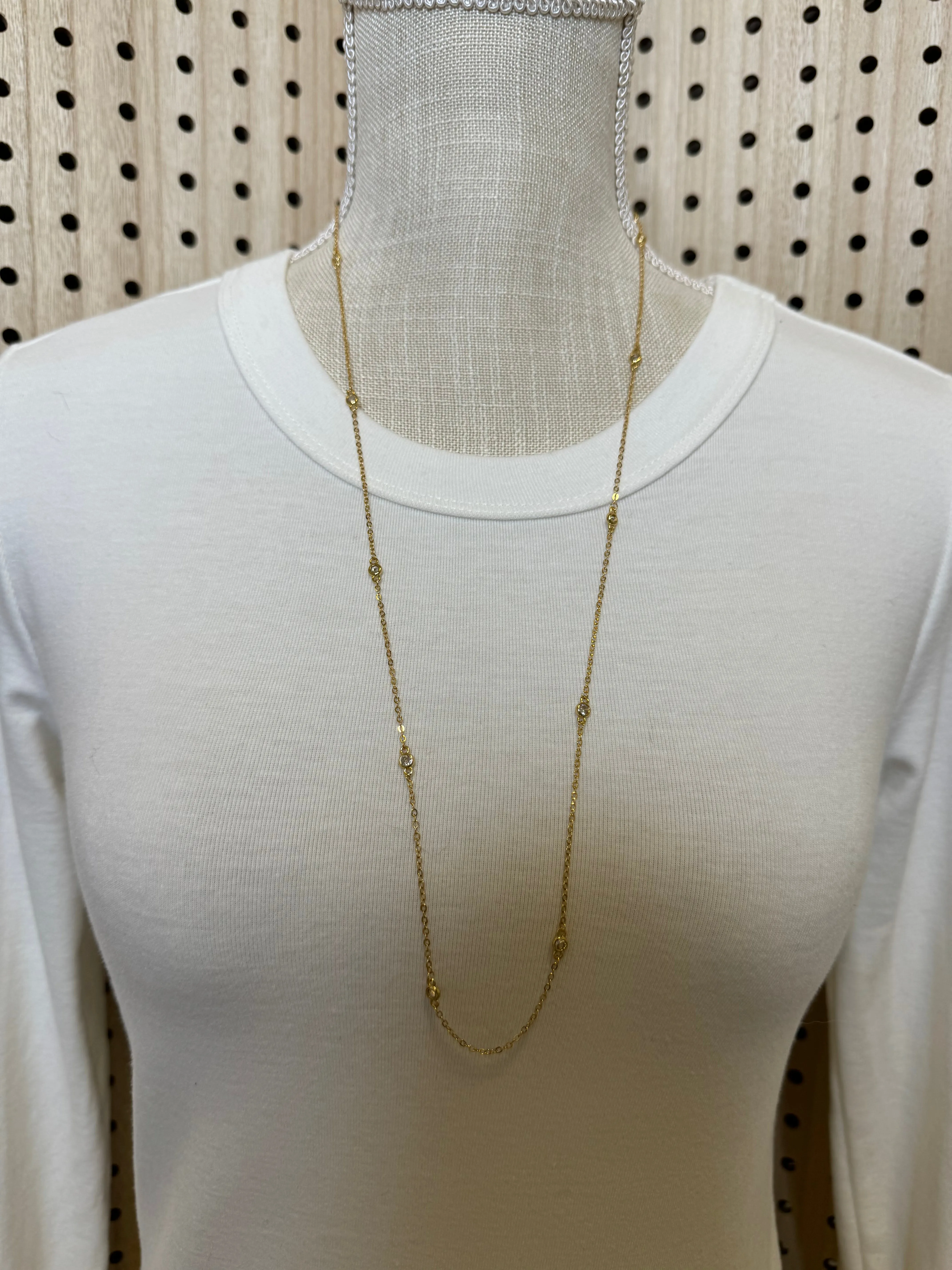 Splendid Cubic Long Necklace