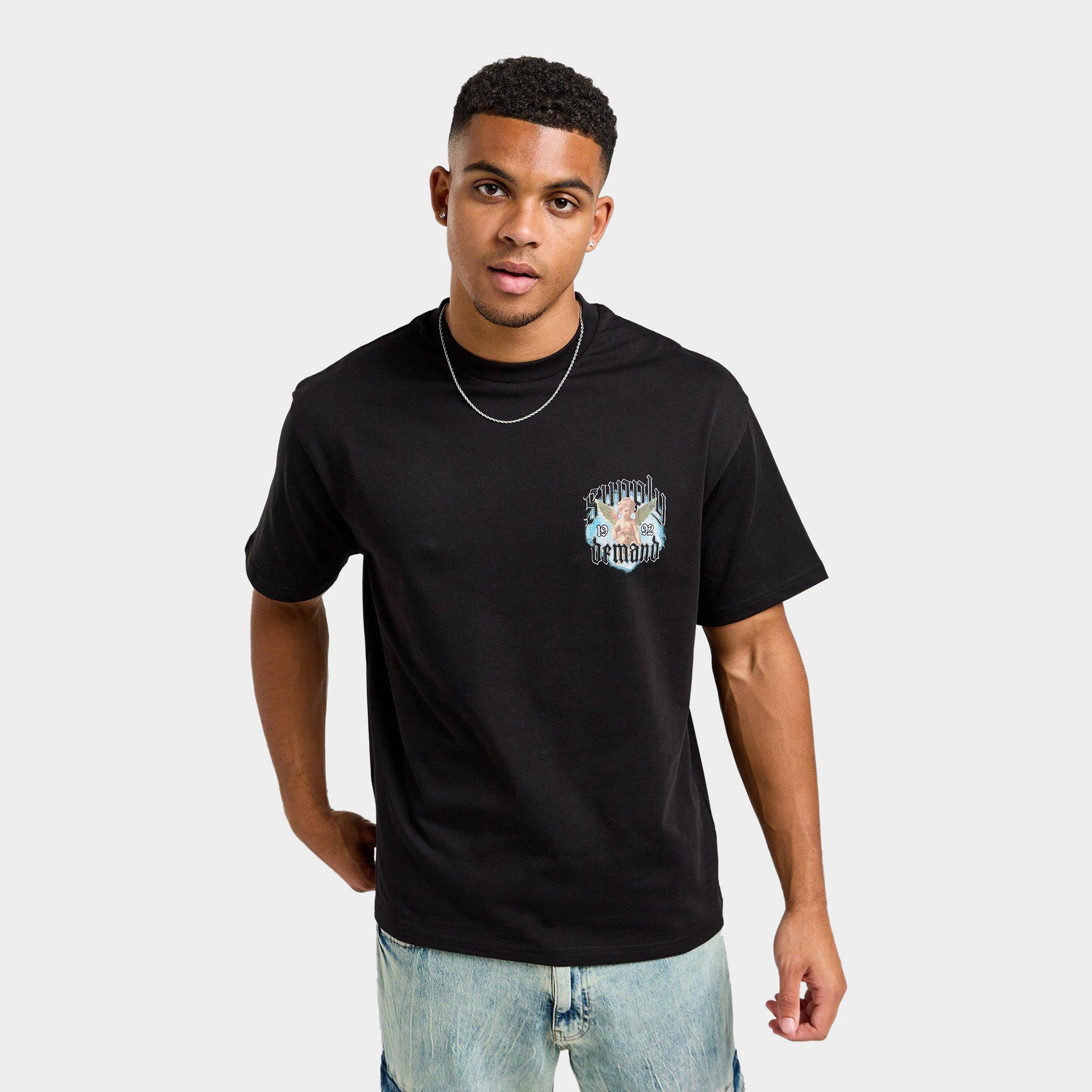 Supply & Demand Shug T-Shirt / Black