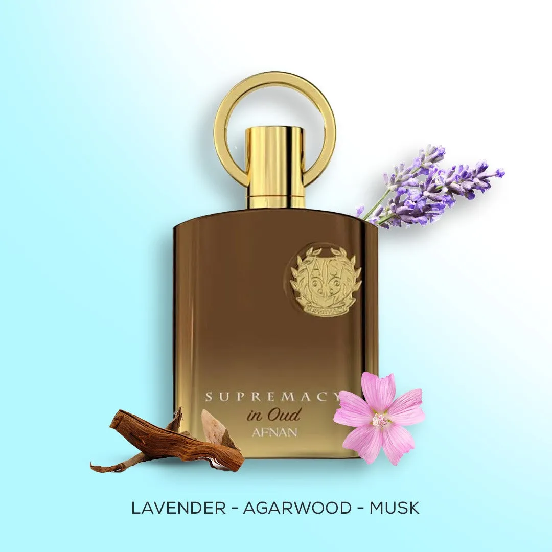 Supremacy In Oud for Men By Afnan Extrait de Parfum 3.4 oz