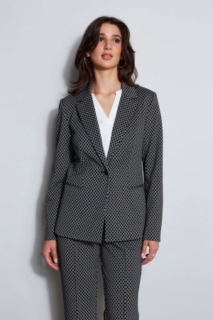 T-Tahari Deco Jacquard Blazer