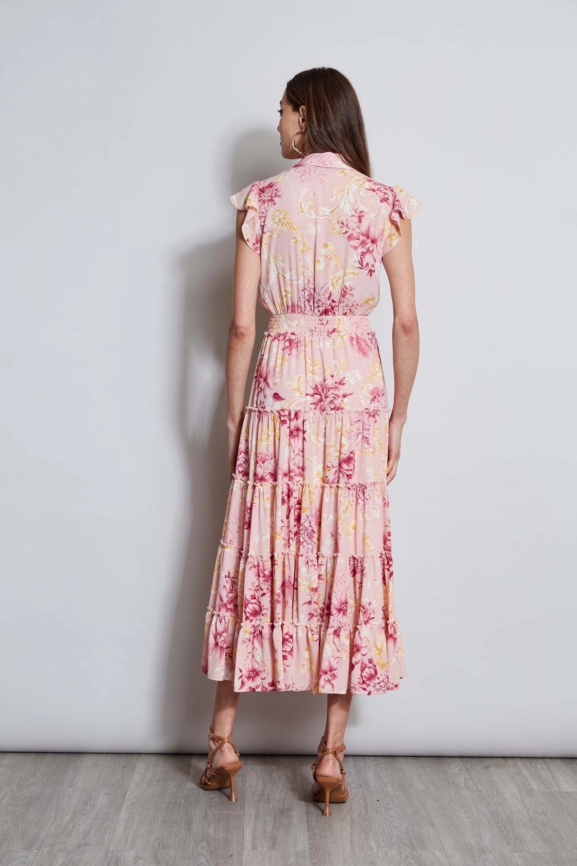 T-Tahari Garden Midi Dress