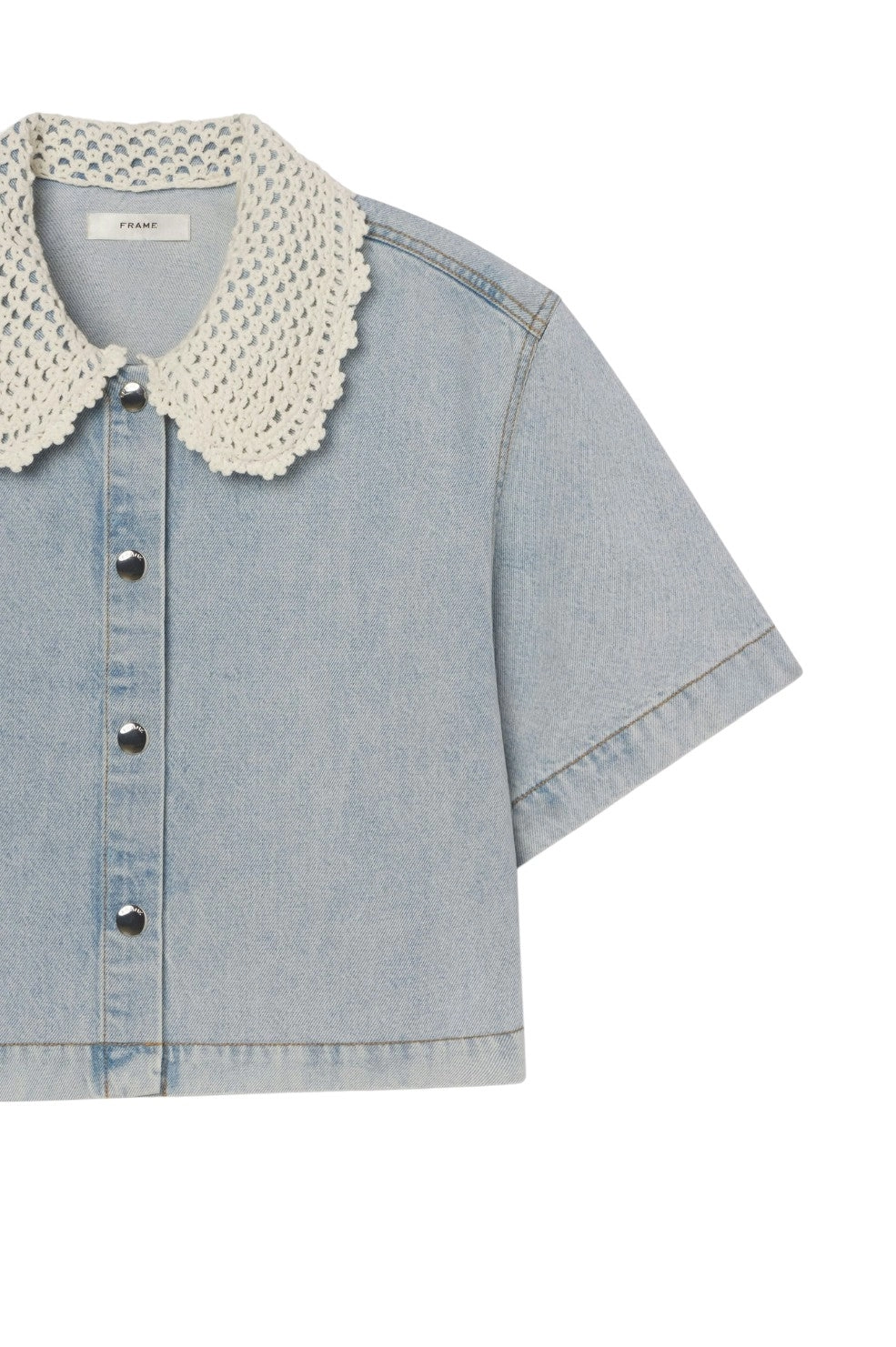The Crochet Collar Shirt - Florida